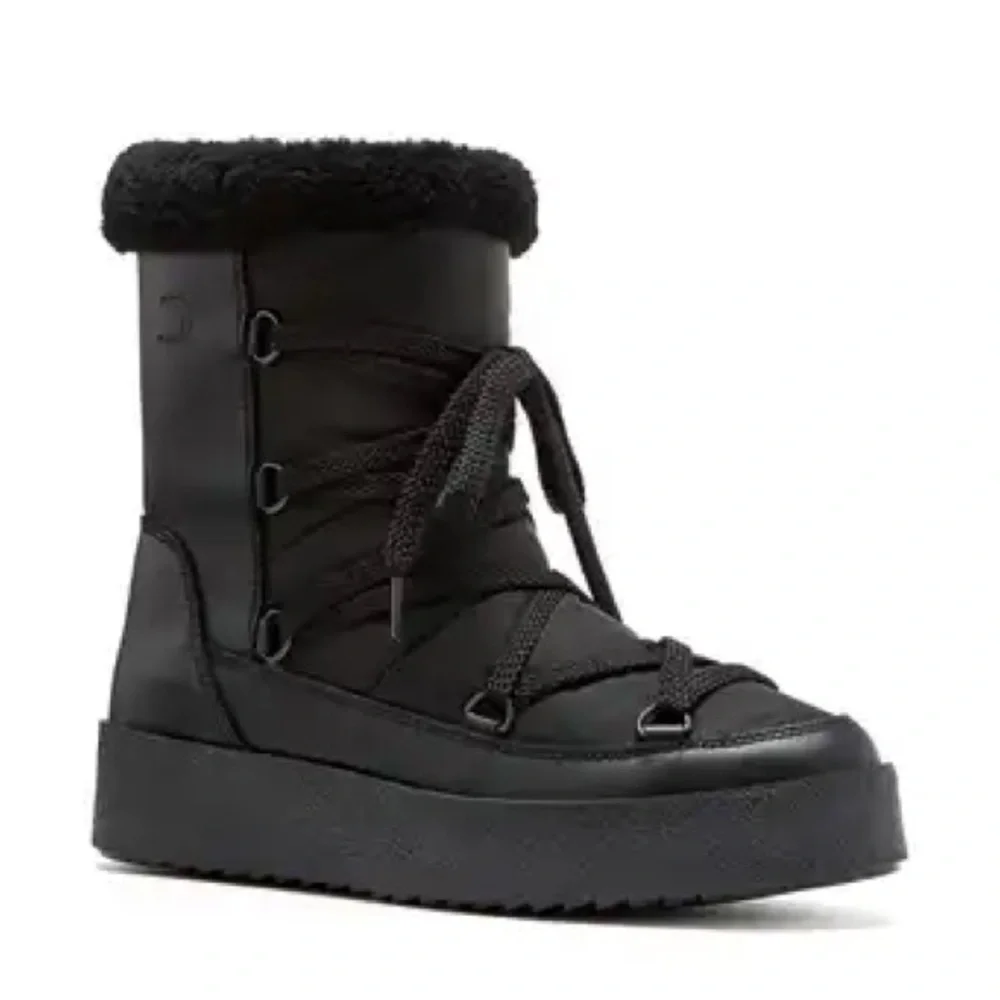 Le Canadienne waterproof genuine shearling lined boots